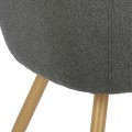 Krzesło Molto ciemnoszare