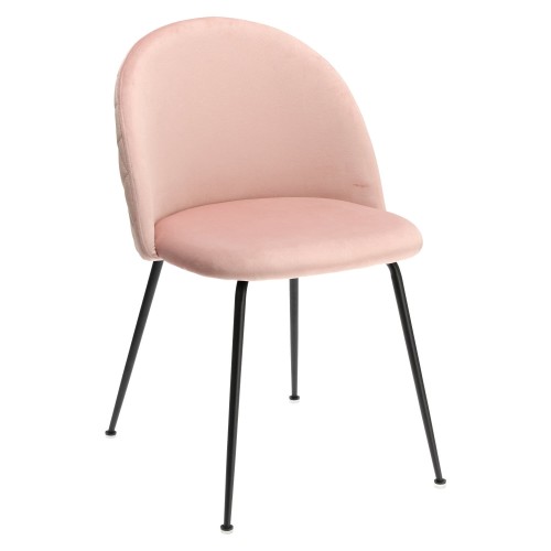 Krzesło Louise pudrowy róż