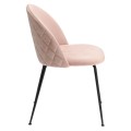 Krzesło Louise pudrowy róż