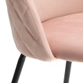 Krzesło Louise pudrowy róż