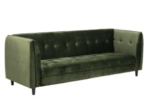 Sofa rozkładana Jonna Velvet butelkowa zieleń