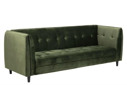 Sofa rozkładana Jonna Velvet butelkowa zieleń
