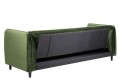 Sofa rozkładana Jonna Velvet butelkowa zieleń