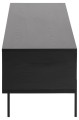 Czarna loftowa szafka pod TV Angus