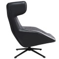 Fotel obrotowy Vita velvet ciemny szary