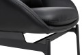Fotel Lazy czarny ekoskóra