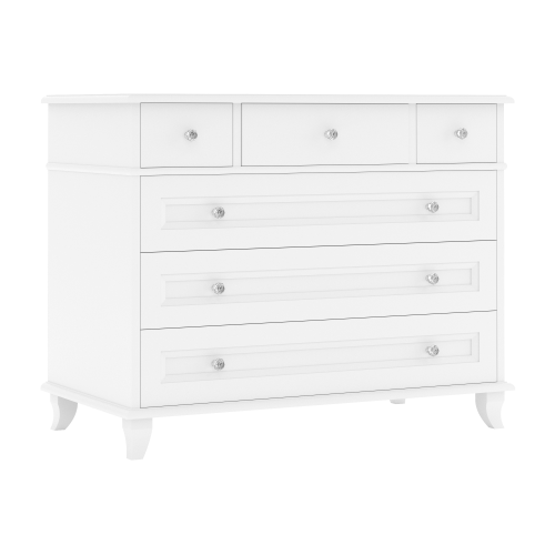 Biała komoda dziecięca Charlotte