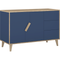Niebieska skandynawska komoda dziecięca