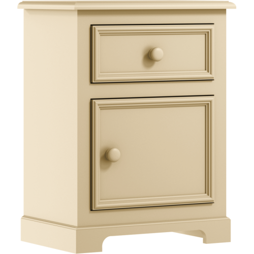 Kremowa szafka nocna Sofi