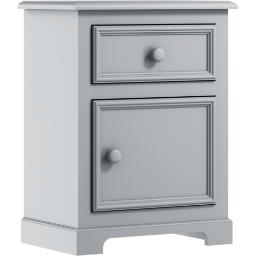 Grafitowa szafka nocna Sofi