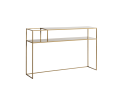 Konsola Senso Flower Metal złota 120x25