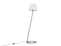 Lampa podłogowa Shade Floor biały klosz czarna podstawa