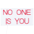 Dekoracja ścienna neon No one is you
