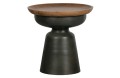 Stolik Dana drewno metal czarny