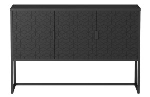 Loftowa komoda czarna Milo Woood