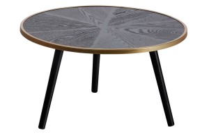 Drewniany stolik Binck czarny Woood