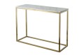 Konsola Accent marmur złota lśniąca podstawa