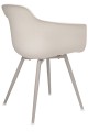 Krzesło Ecmo beżowe polipropylen