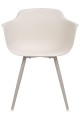 Krzesło Ecmo beżowe polipropylen