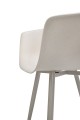 Krzesło Ecmo beżowe polipropylen