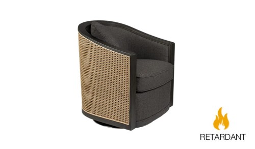 Fotel Amaron Naturalny/ Szary