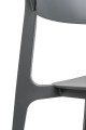 Krzesło Nikon szare polipropylen