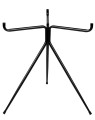 Stolik Toby ciemny orzech MDF metal