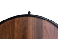 Stolik Toby ciemny orzech MDF metal