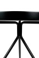 Stolik Toby ciemny orzech MDF metal