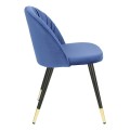 Krzesło Kotte niebieskie