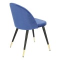 Krzesło Kotte niebieskie