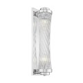 Lampa ścienna kinkiet Sergio chrom długi