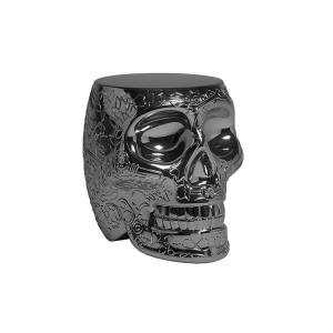 Stołek i stolik boczny Mexico tytanowy QeeBoo