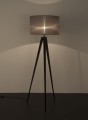 Lampa podłogowa TRIPOD czarno-szara Zuiver