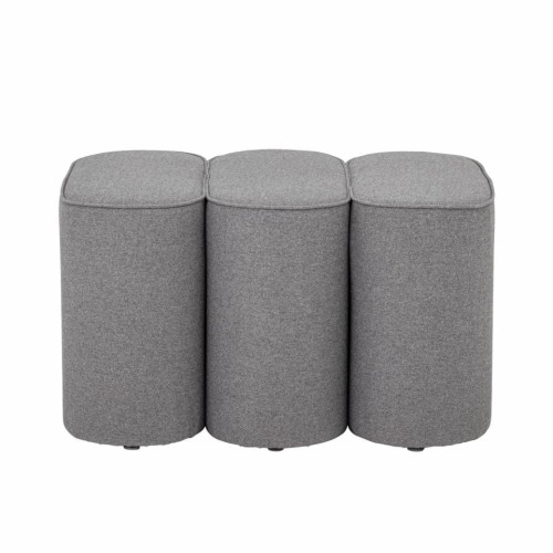 Oryginalne szare siedzisko pufa