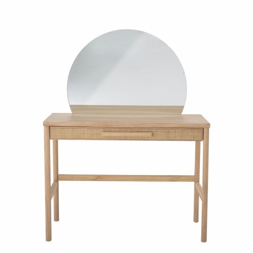 Rattanowa toaletka konsola Pine