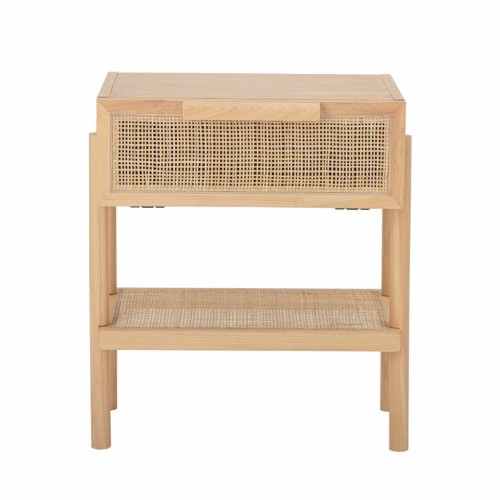 Rattanowa szafka nocna Manon Pine