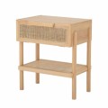 Rattanowa szafka nocna Manon Pine
