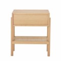 Rattanowa szafka nocna Manon Pine