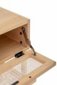 Rattanowa szafka nocna Manon Pine