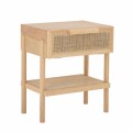 Rattanowa szafka nocna Manon Pine