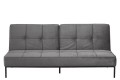 Sofa rozkładana Perugia VIC velvet szara