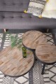 Niski stolik kawowy Suri duży White Label Living
