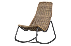 Ogrodowy Fotel bujany Tom naturalny