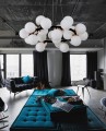 Lampa Marsiada czarno-złota W25