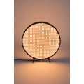 Lampa stołowa Sien Zuiver klosz z plecionki