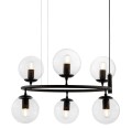 Nowoczesna wisząca lampa Ceredo czarna