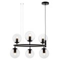 Nowoczesna wisząca lampa Ceredo czarna