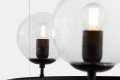 Nowoczesna wisząca lampa Ceredo czarna