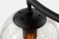 Nowoczesna wisząca lampa Ceredo czarna